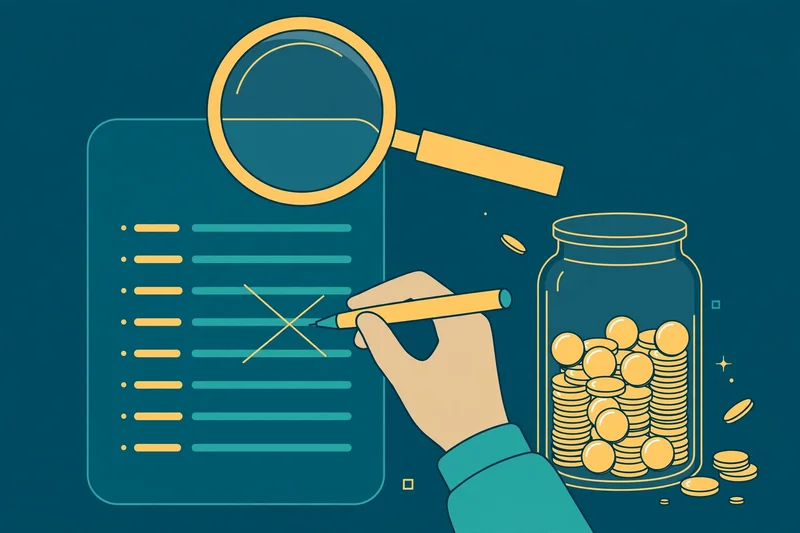 Flat fintech illustration in deep teal and gold: a seller handing over a house key beside a stack of coins and a document checklist.